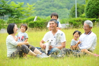 千葉県から移住した高山さん一家の写真